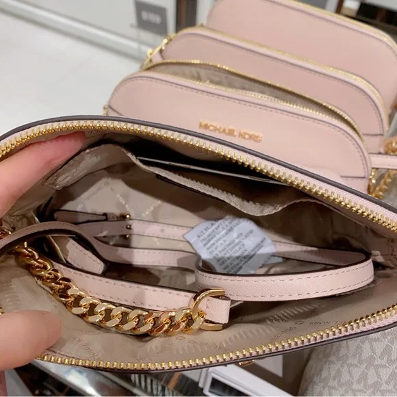 Michael Kors Jet Set Travel Medium Dome Crossbody - Picture 3 of 5